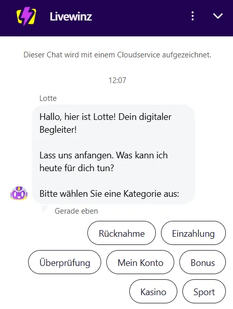 LiveWinz Casino Hilfezentrum und Kundensupport